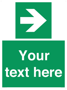 Custom Arrow Right Sign